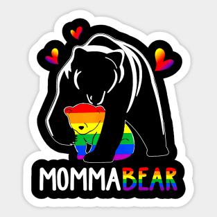 Lgbt Mama Momma Bear Gay Pride Proud Mom Mothers Day Sticker